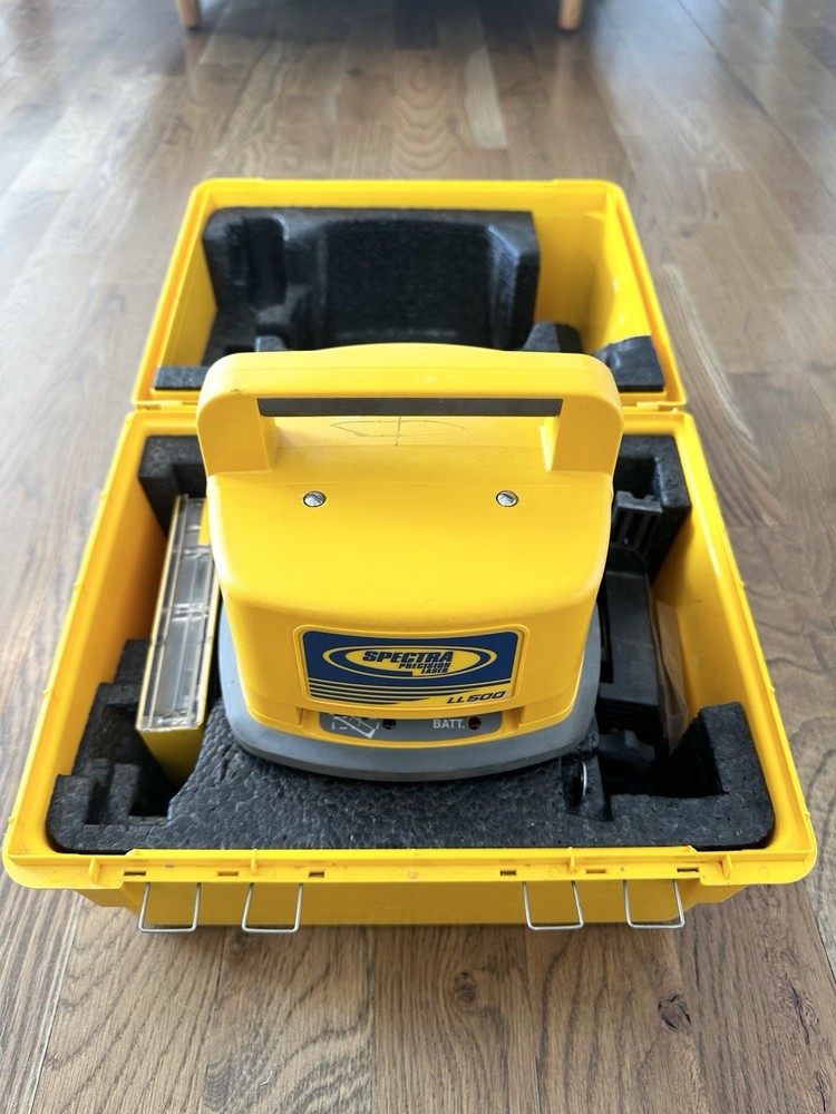 Trimble Spectra LL500 Precision Laser Level With HR500 Receiver- Tested