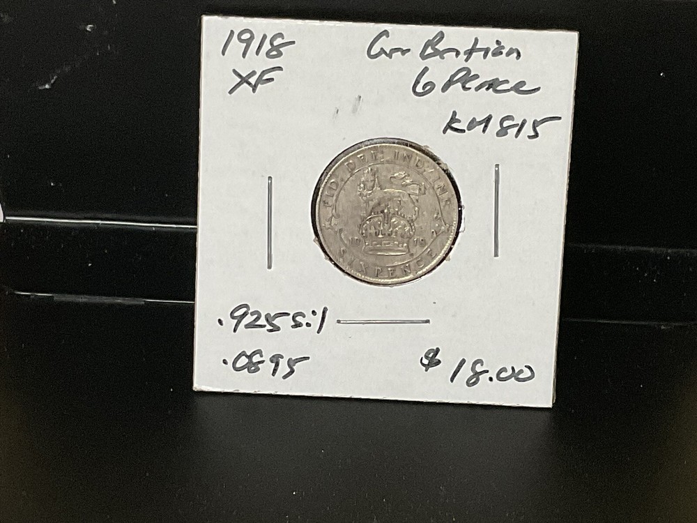 1918 Great Britian 6 Pence