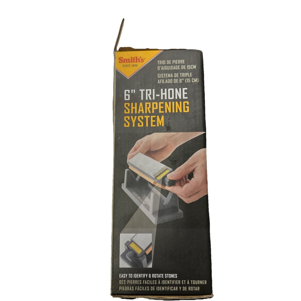 Smith's TRI-6 Arkansas Tri-Hone Sharpening Stones System
