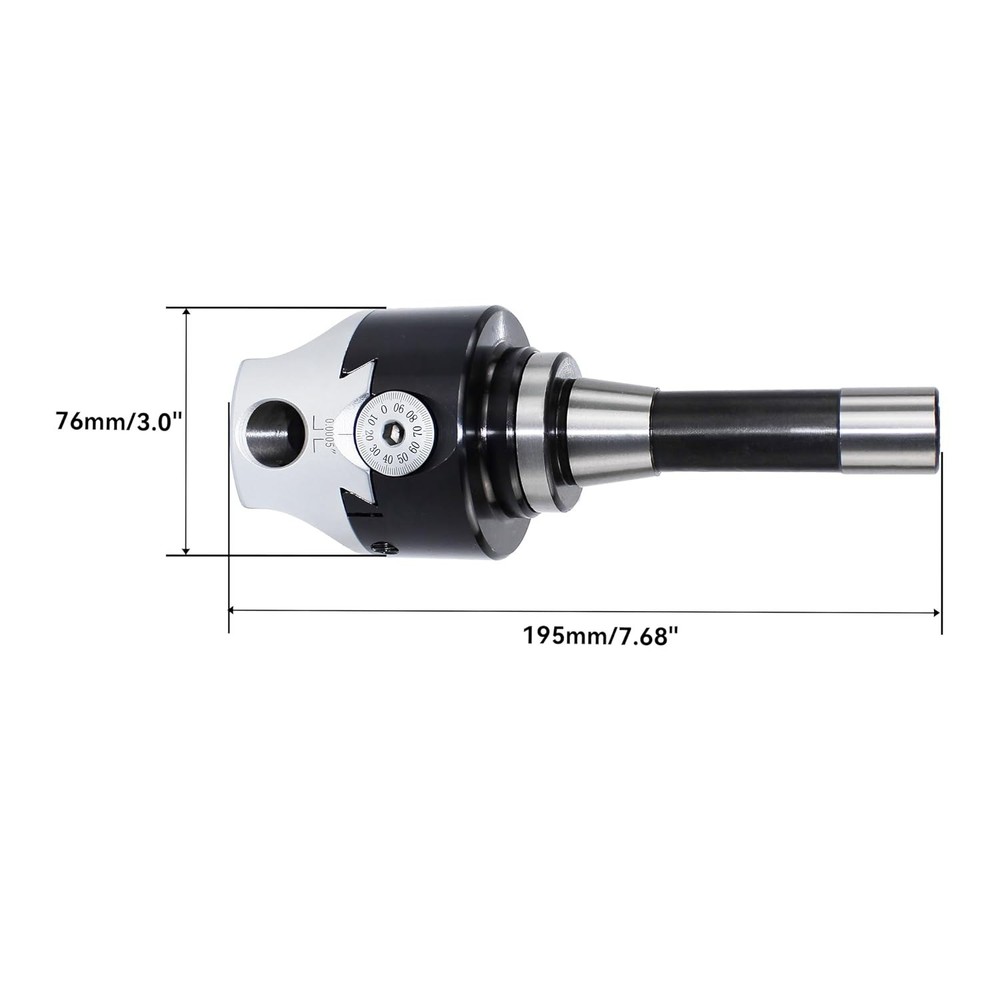 Durable Milling Tool Set with 3" Head and 12 Carbide Bars for Versatile Use