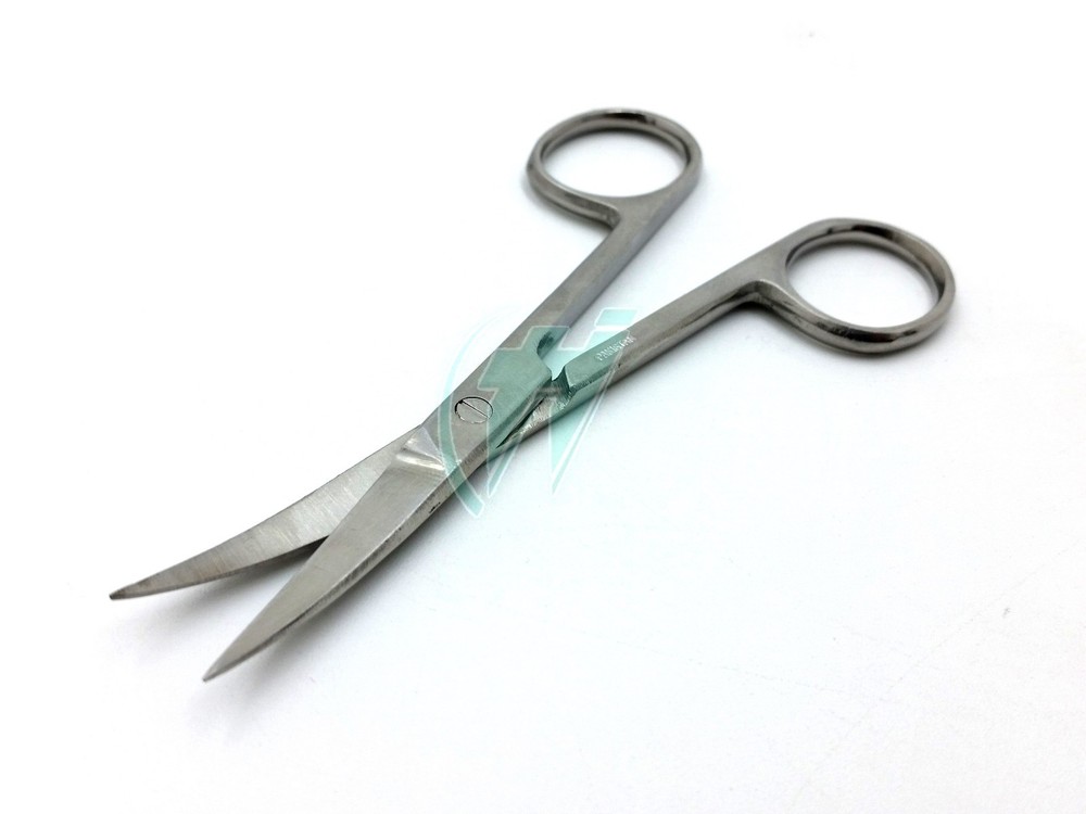 1 OPERATING DISSECTING SCISSORS 4.5" CURVED SHARP SHARP TIP SURGICAL