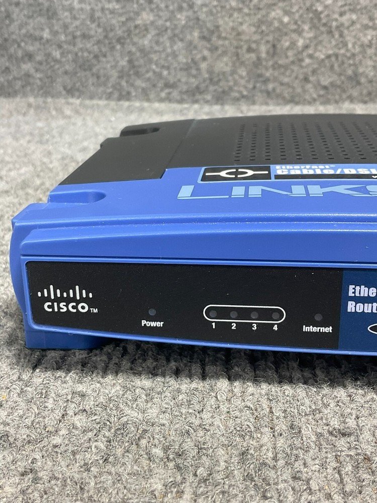 Linksys Cisco Router 🌐 BEFSR41-RM EtherFast 🔌 4-Port Cable/DSL Switch
