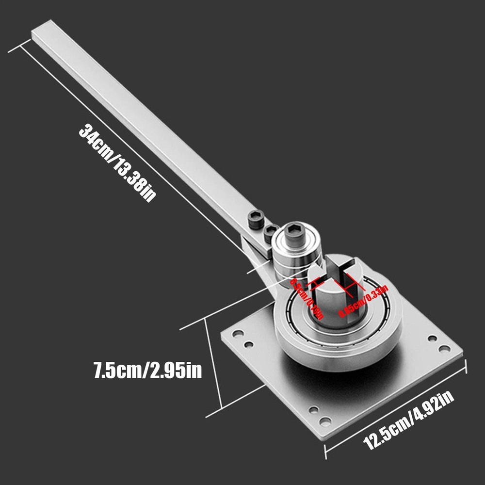 Handheld Wire Bending Machine Rod Bender Portable Multi Functional Line Bending
