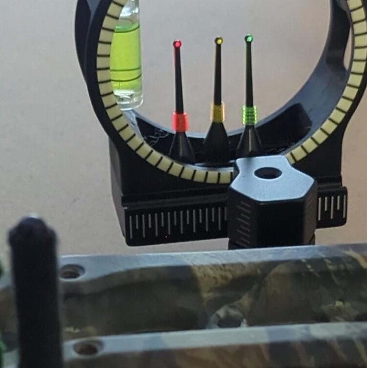 Bear Archery Attitude Compound Bow with Apache Stabilizer Trophy Ridge Sight
