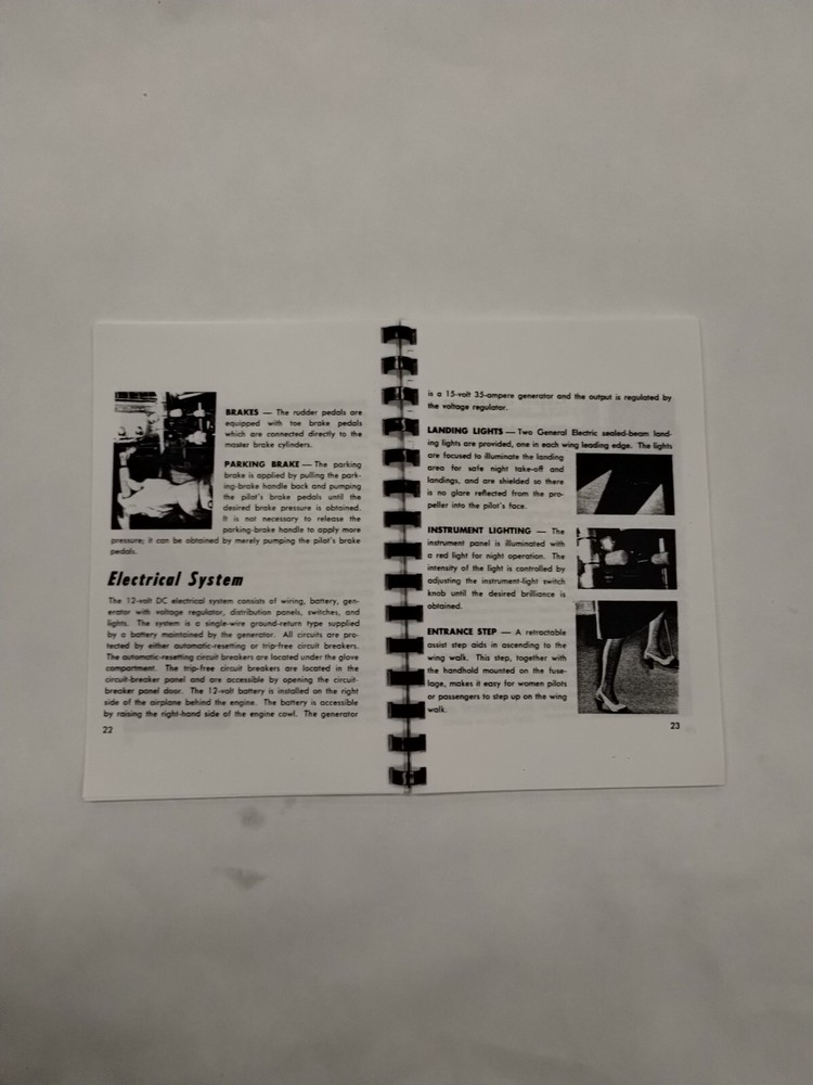 Beechcraft Bonanza Model E35 Owner's Manual-Copy