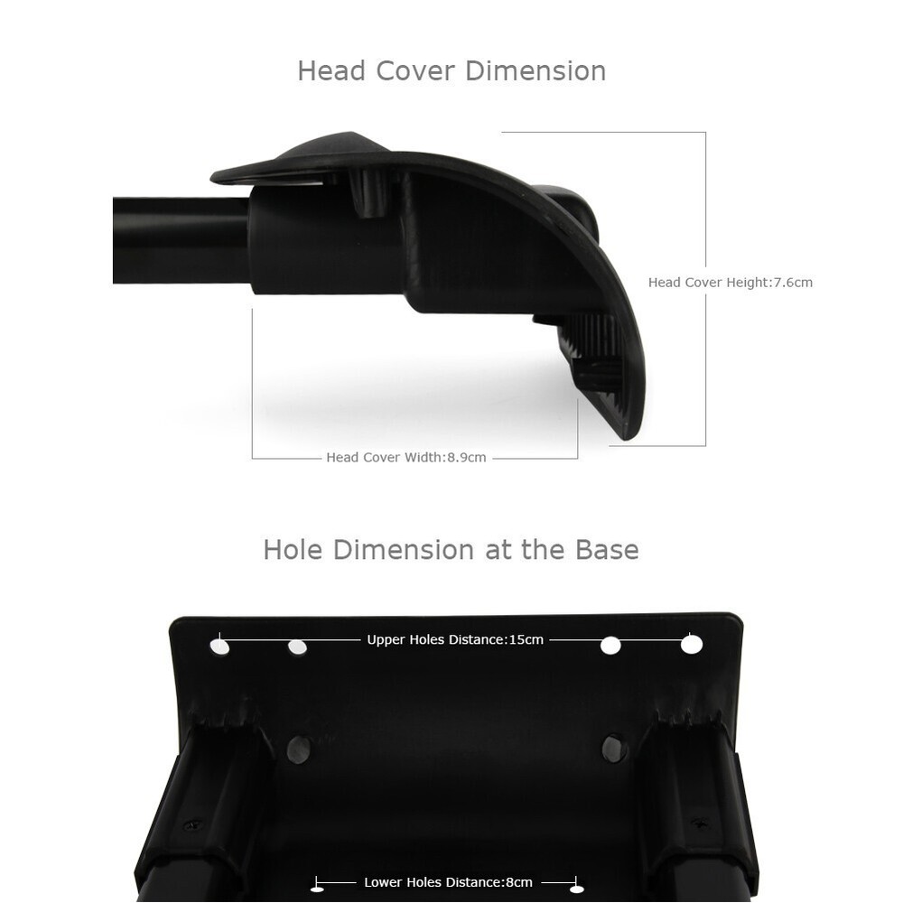 1X Luggage Telescopic Handle Replacement Suitcase Pull Out Handle Spare