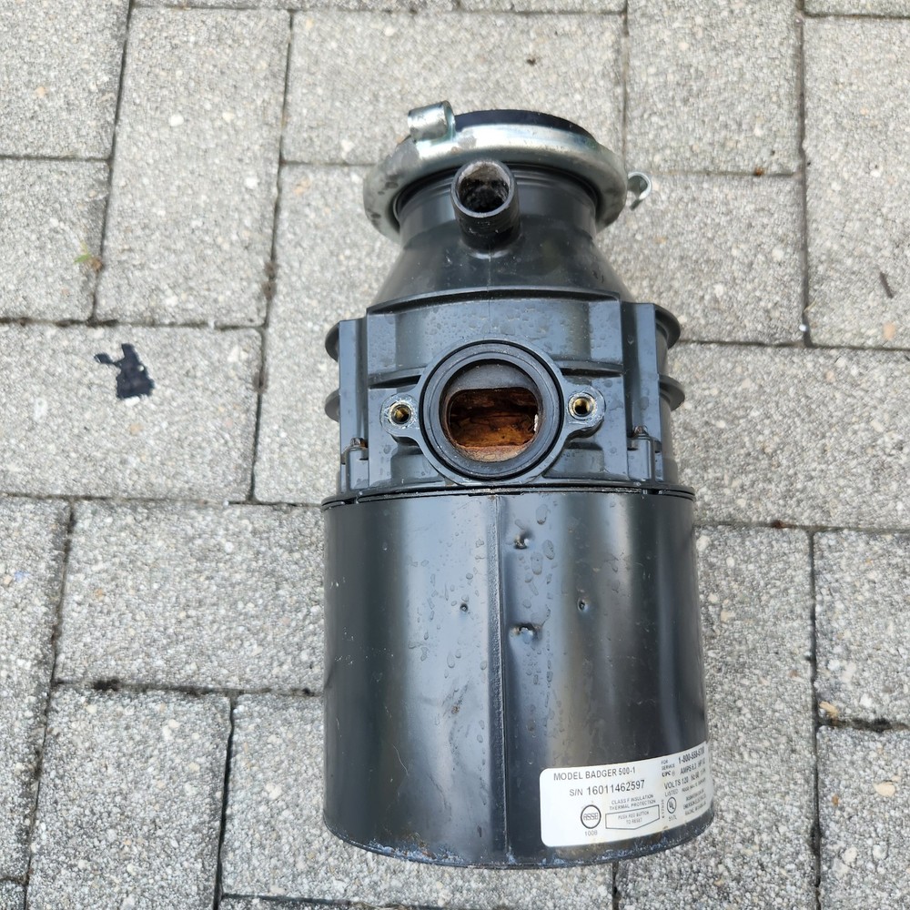 InSinkErator Badger 5-81 Continuous Feed Garbage Disposal 1/2 HP -FOR PARTS ONLY