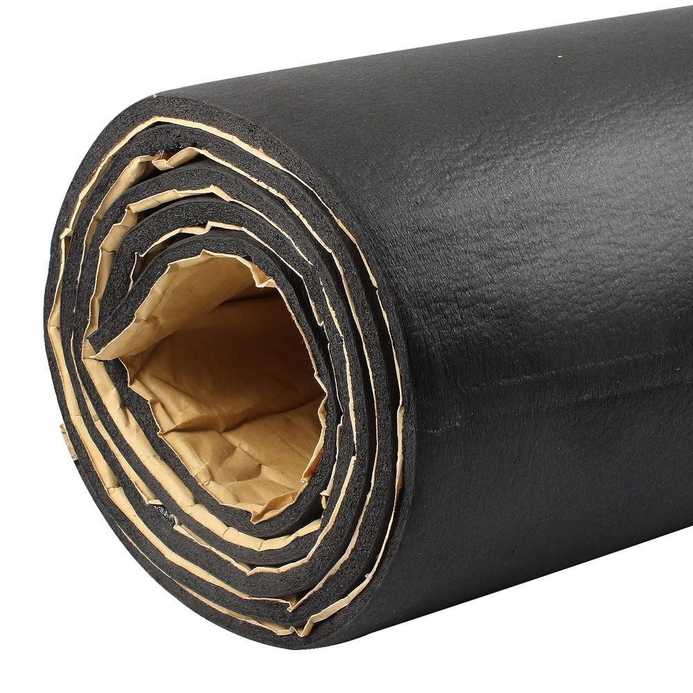 2Roll Black Foam Sheet Self Adhesive Rubber Padding Neoprene Sponge Rubber Mat