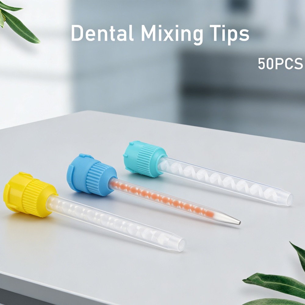 Dental Mixing Tips for Impression Material, C&B, Cements 50/Pack