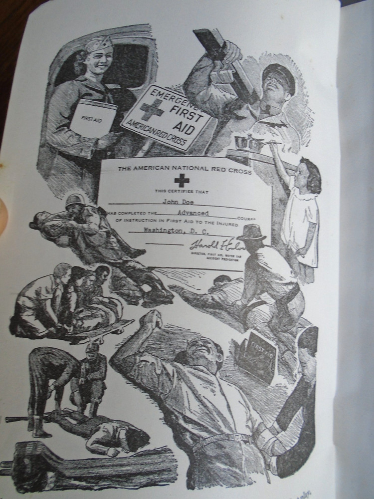 American Red Cross First Aid Textbook, 1945 edition