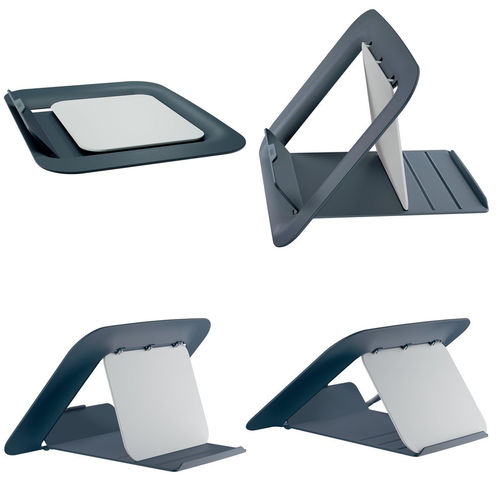 Leitz Ergo Laptop Stand, Adjustable Computer Riser, Portable Notebook Stand f...
