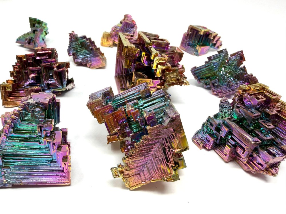 LARGE Bismuth Crystals / Iridescent Rainbow Bismuth Specimens - Choose Size