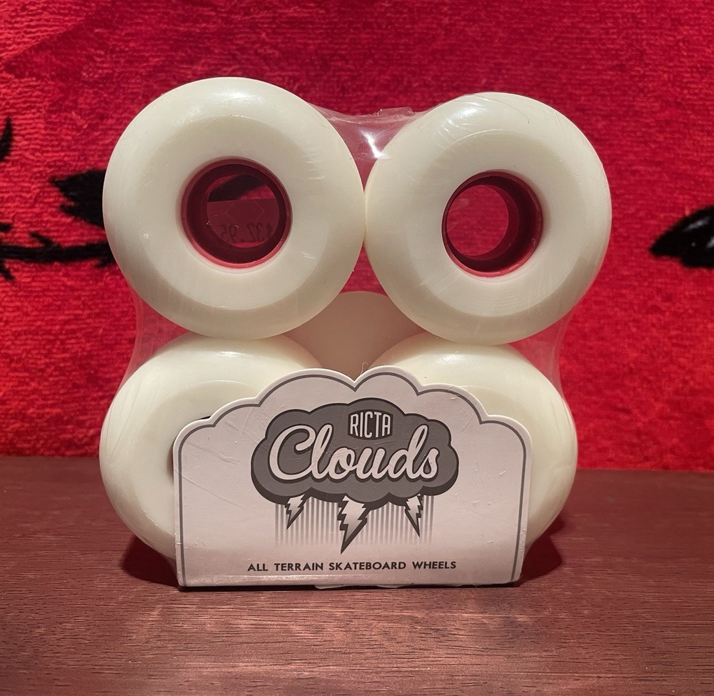 Ricta Wheels - Clouds 86a - Red / White 57mm