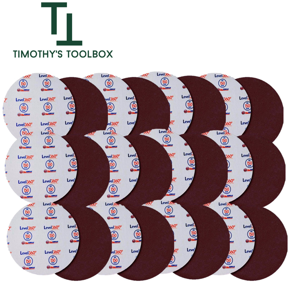 Radius 360 9" Drywall Sanding Discs, 100-Grit - 25 Pack