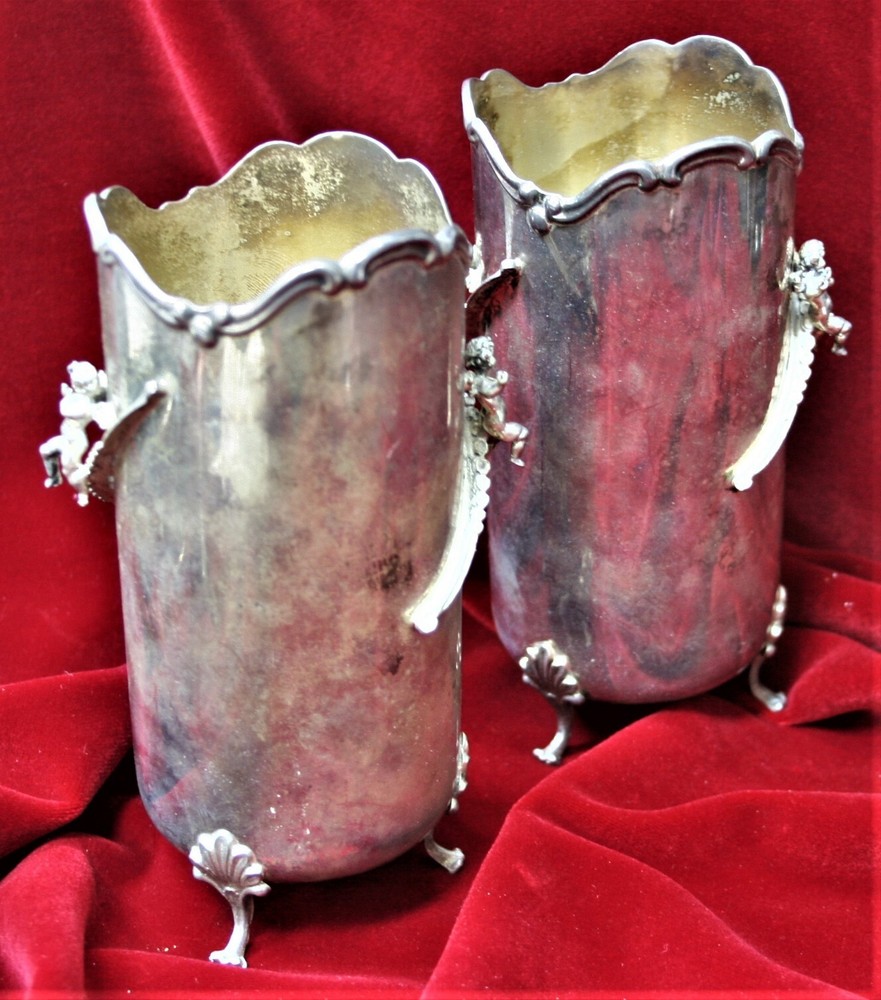 SILVER .800 MATCHING ANGEL VACE'S! GREAT CONDITION!