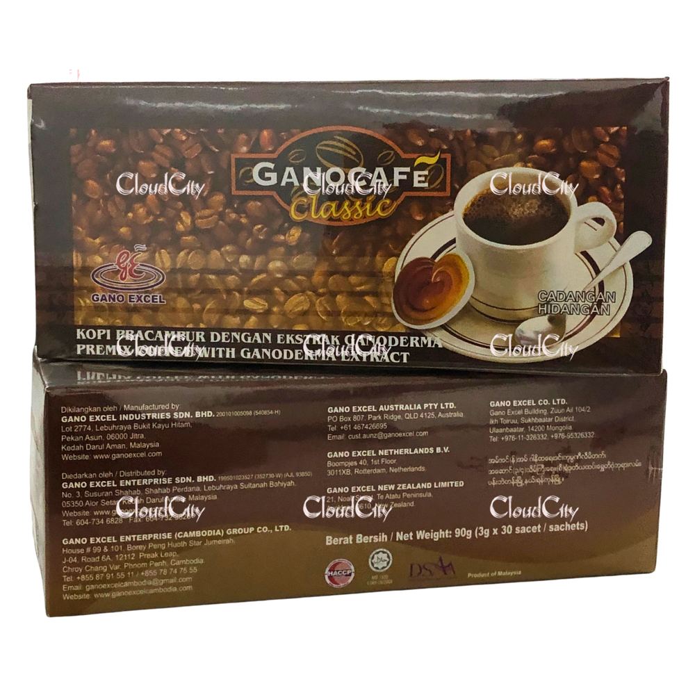 Gano Excel GanoCafe Classic Ganoderma Instant Coffee 30 Sachets