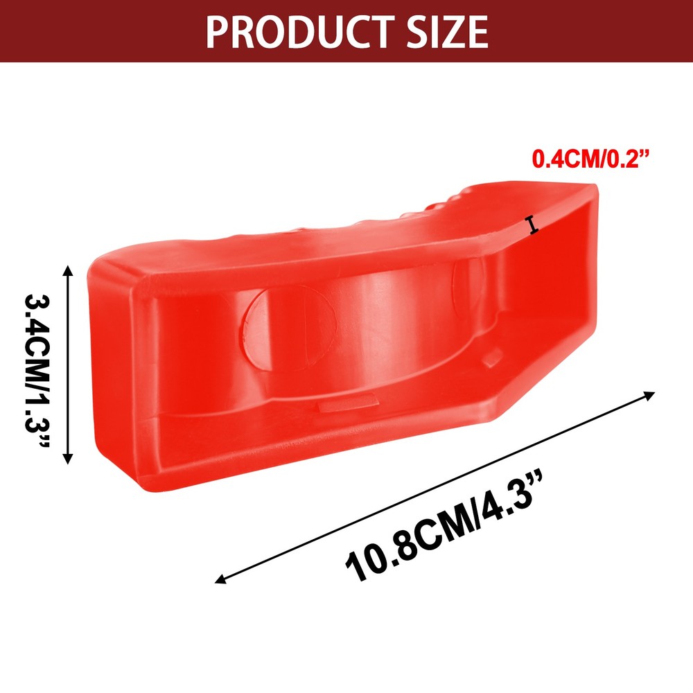 6Ton Rubber Axle Jack Pad Jacking Stand Pad Adapter Frame Protector Rail Lifting