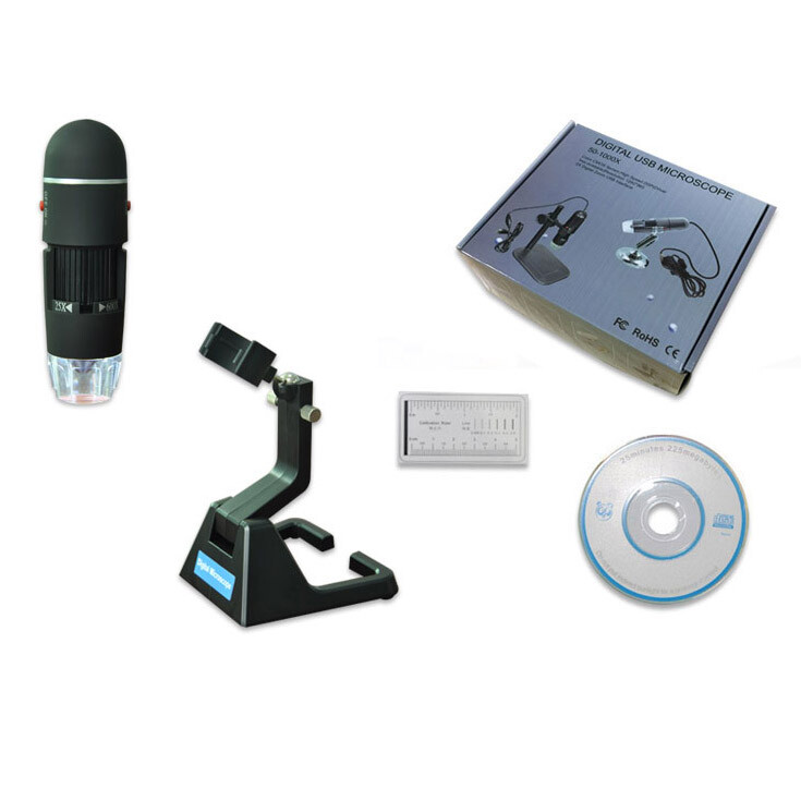 New USB Digital Microscope Endoscope Magnifier 600X Video Camera 8 LED