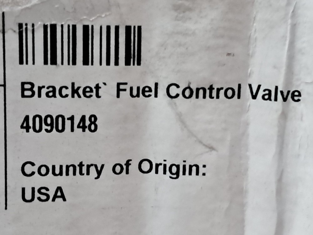 Cummins - 4090148 - Fuel Control Valve Bracket - NEW