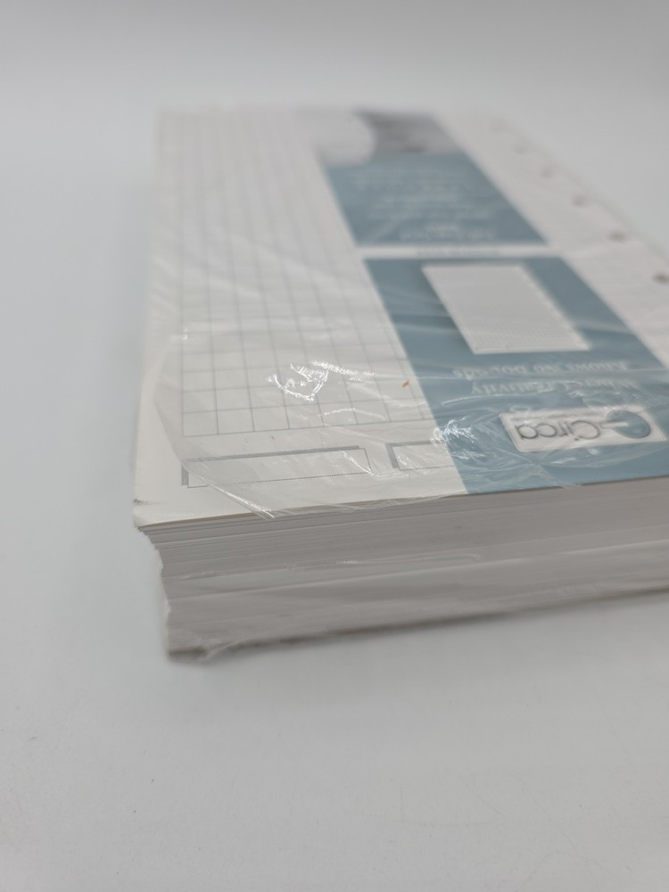 Levenger Junior Size Full Page Grid Refill Sheets For Circa Notebook Open Pack