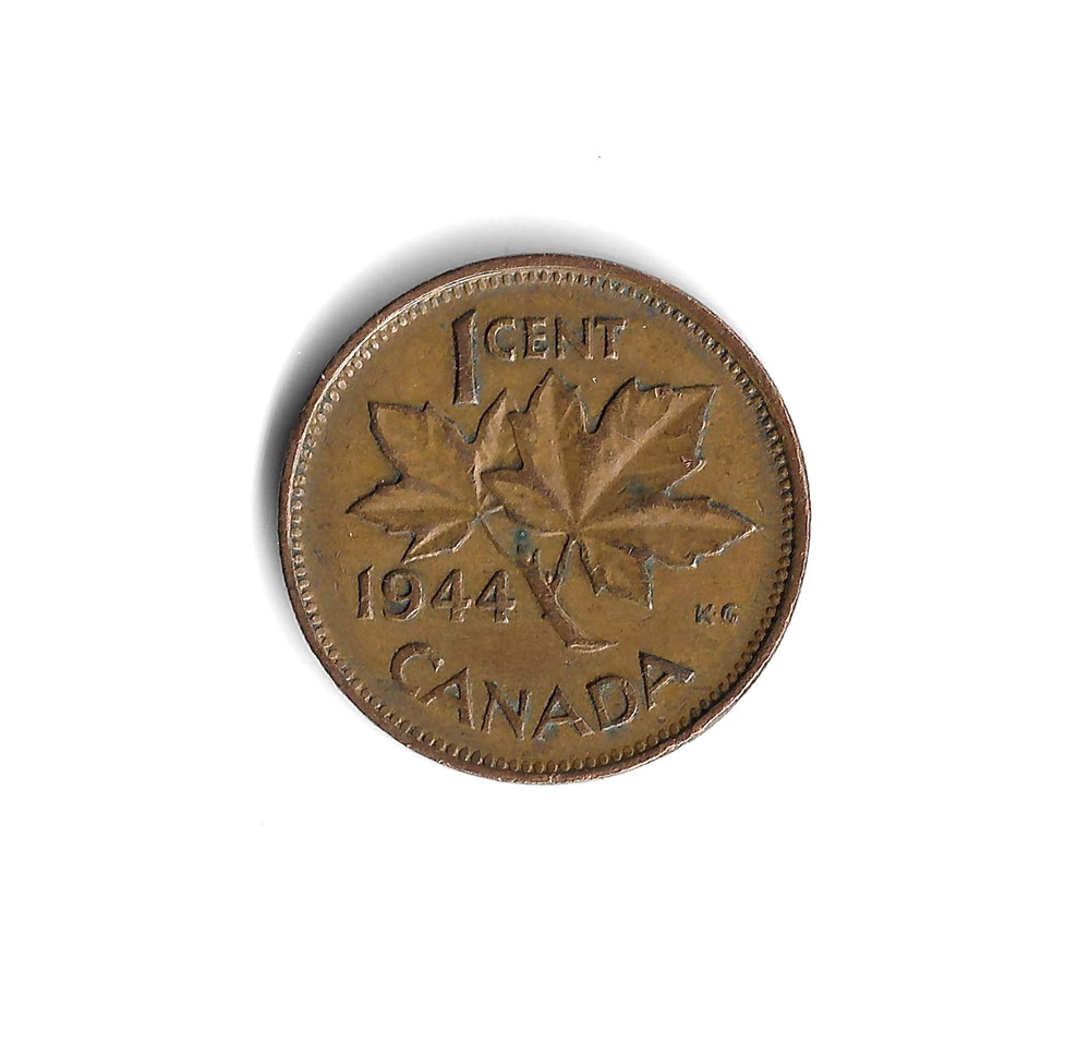 1944 Canada - 1 Cent - 819 - Bronze - 3.2g