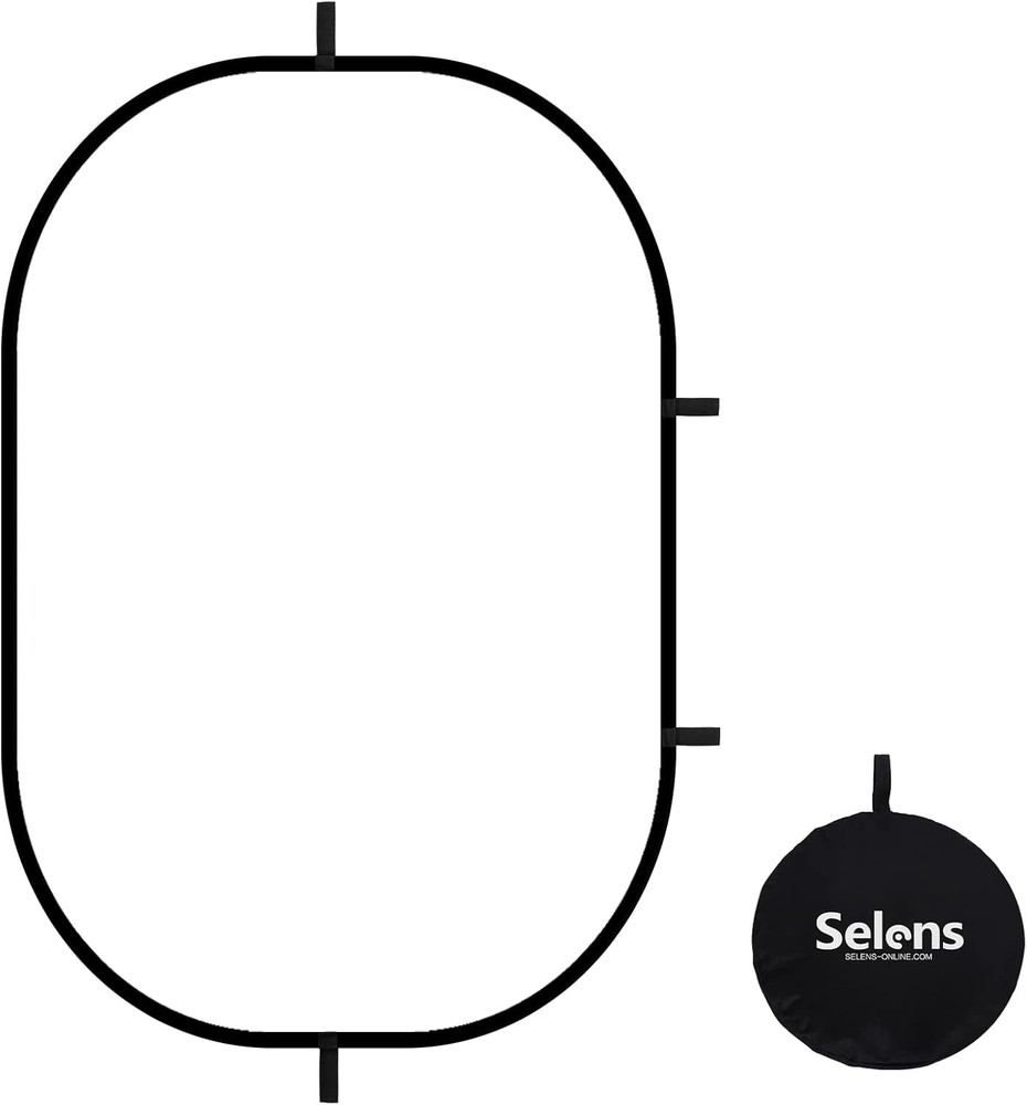 Soft White Diffuser Foldable Light Diffuser Light Diffusion Panel with Carry Bag