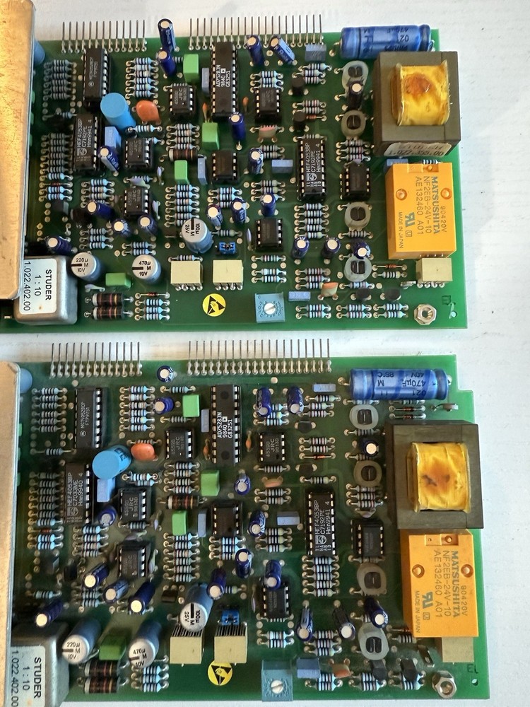 Studer A807 Sound Board – Matched Pair
