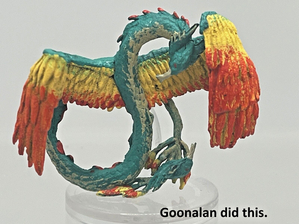 D&D Pathfinder Mini Summoned Creatures 2 Couatl UNIQUE