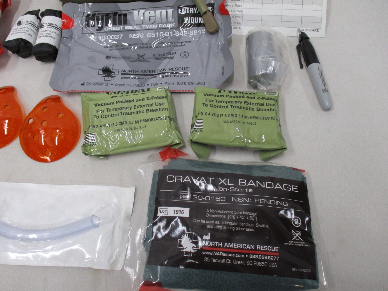 USED ARMY AIR FORCE OCP IFAK FIRST AID KIT JFAK (NO TOURNIQUETS) GAUZE EXP.2025