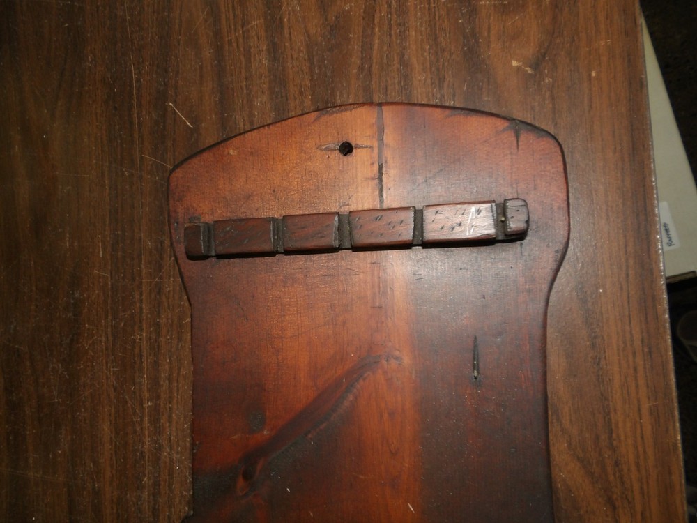 Antique Wood Spoon Display Rack 11" x 23"