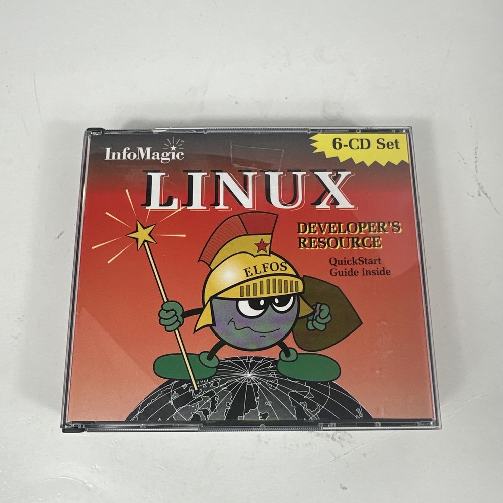 Linux Developer's Resource Infomagic KNIGHT 6 CD Set Red Hat Slackware Kernel