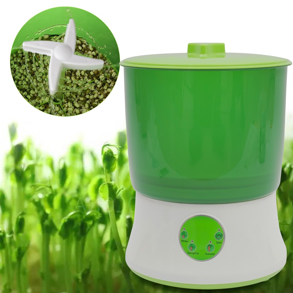 2 layers Automatic Bean Sprouts Machine Bean Sprout Maker Food grade ABS 110V