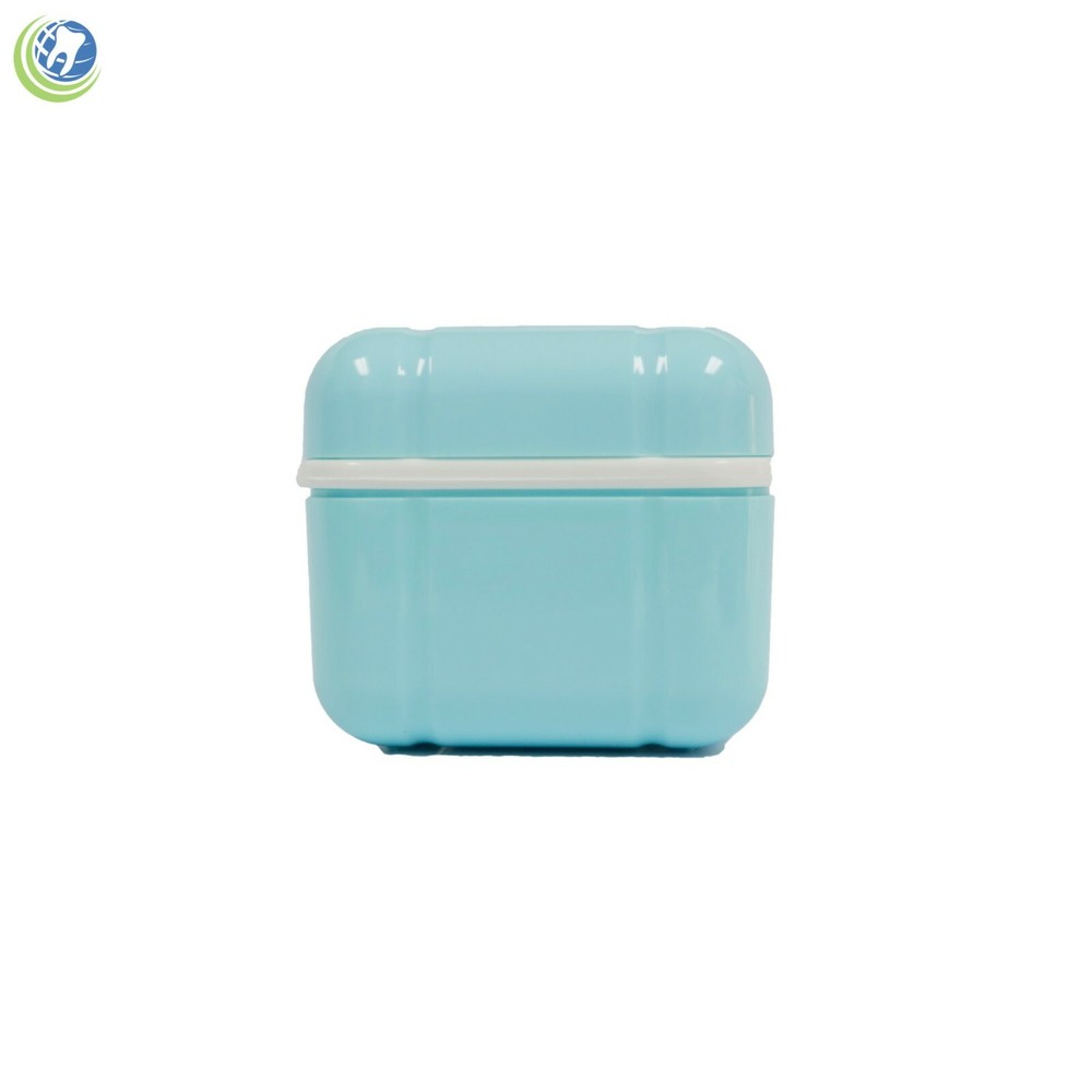 Denture Retainer Mouth Guard Storage Case & Soaking Rinsing Bath Basket Assorted