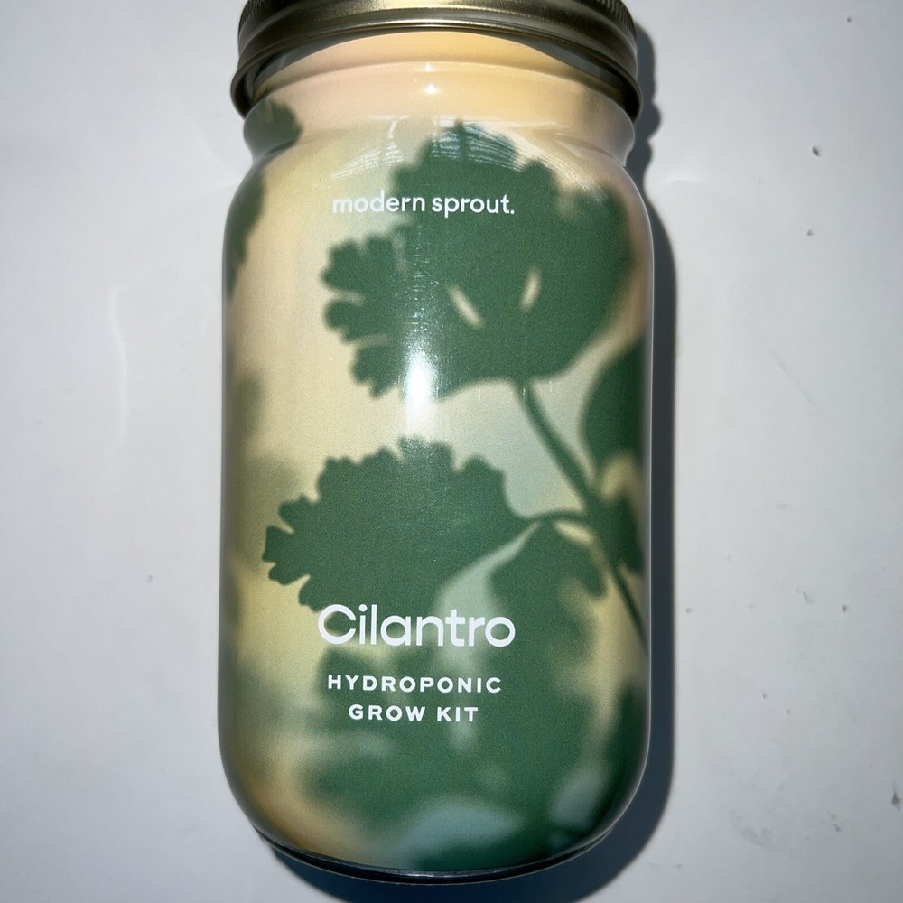Modern Sprout Cilantro Hydroponic Grow Kit, New