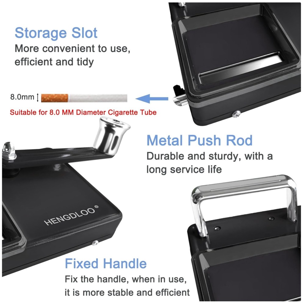 Dual-Track Upgrade Cigarette Maker - 8.0 MM Size
