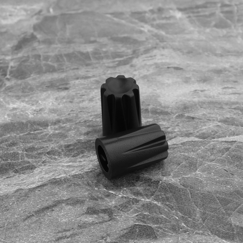 LT Easiyl 50Pcs 6mm D Shaft Black Tall Rotary Encoder Control Knob D Hole...