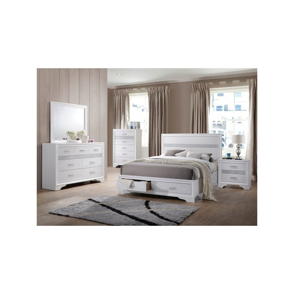 Miranda 5-piece Queen Bedroom Set White