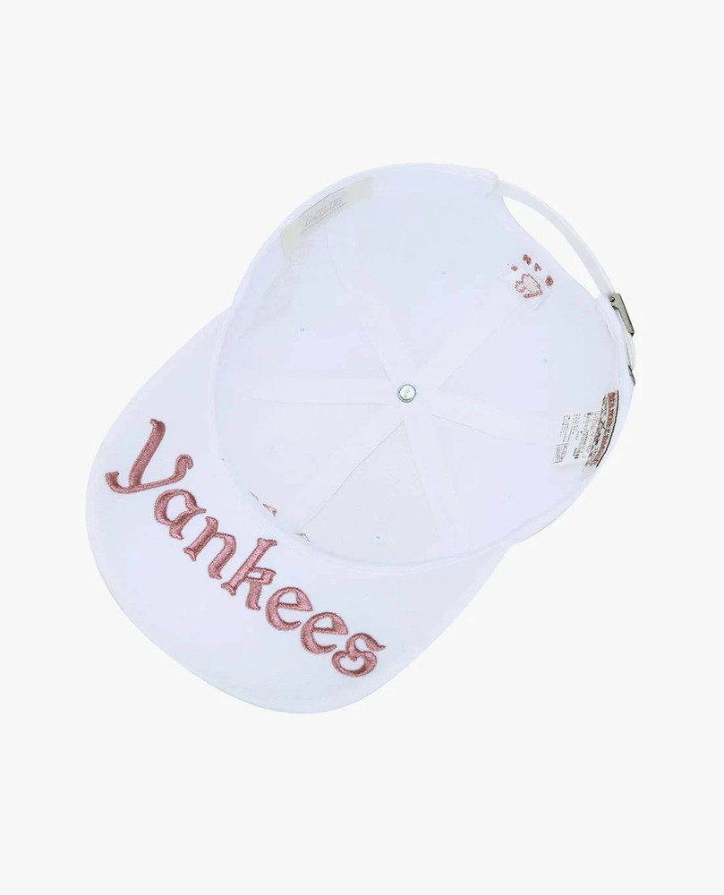 MLB Diamond Structured Ball Cap NY Yankees Rose Gold, Adjustable
