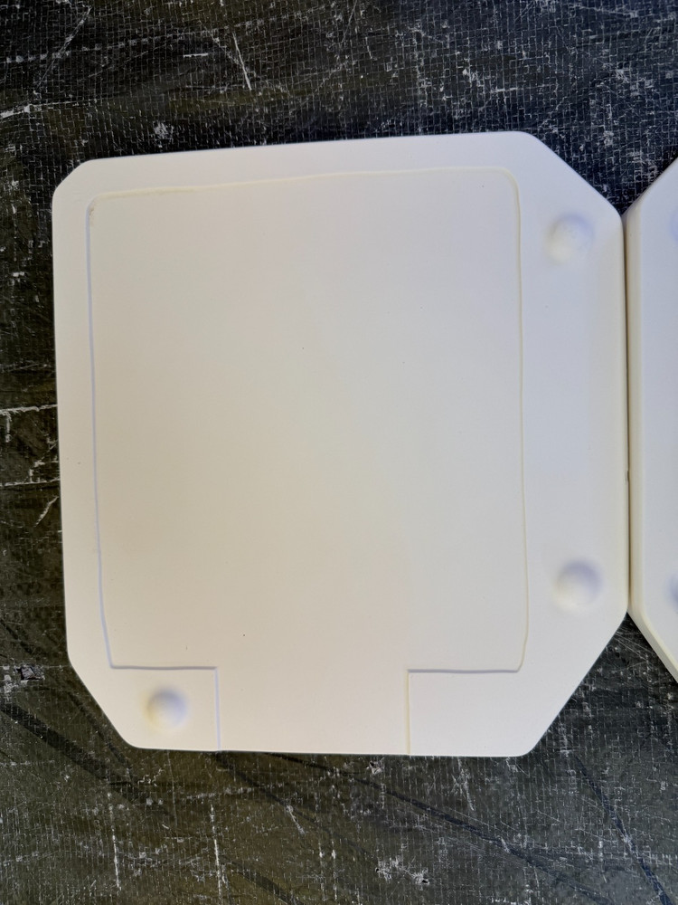VINTAGE BOOTHE CERAMIC MOLD #927 SQUARE FRAME
