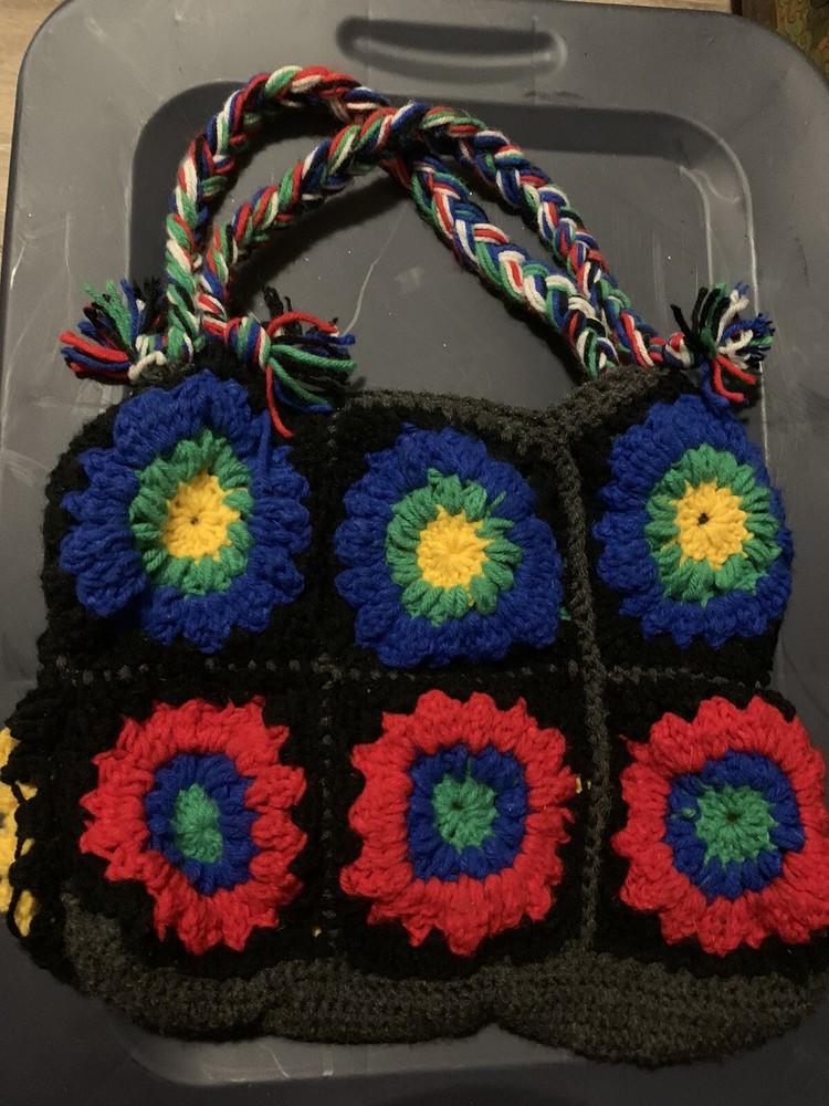 Vintage Hand Knitted Purse