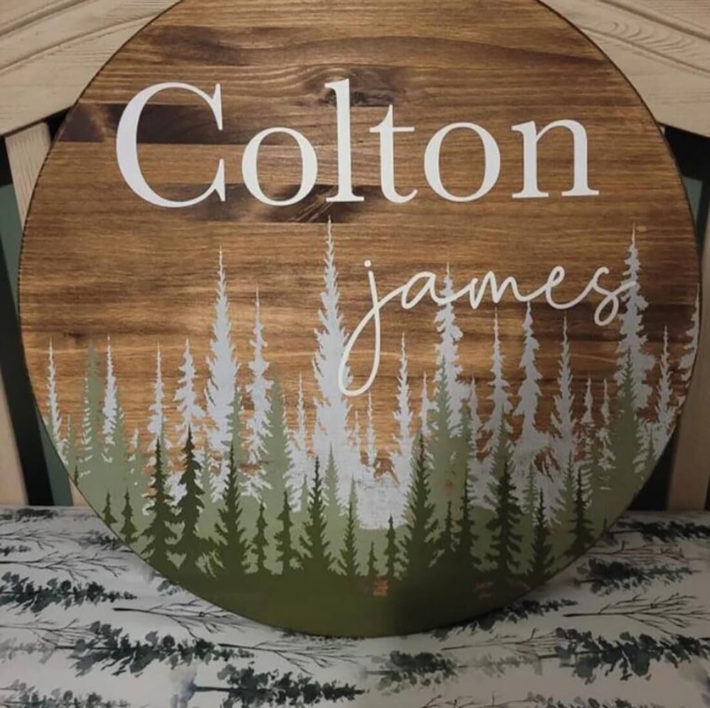 Pine Tree Stencils Tree Stencil Forest Stencil Wood Burning Stencils Patterns Re