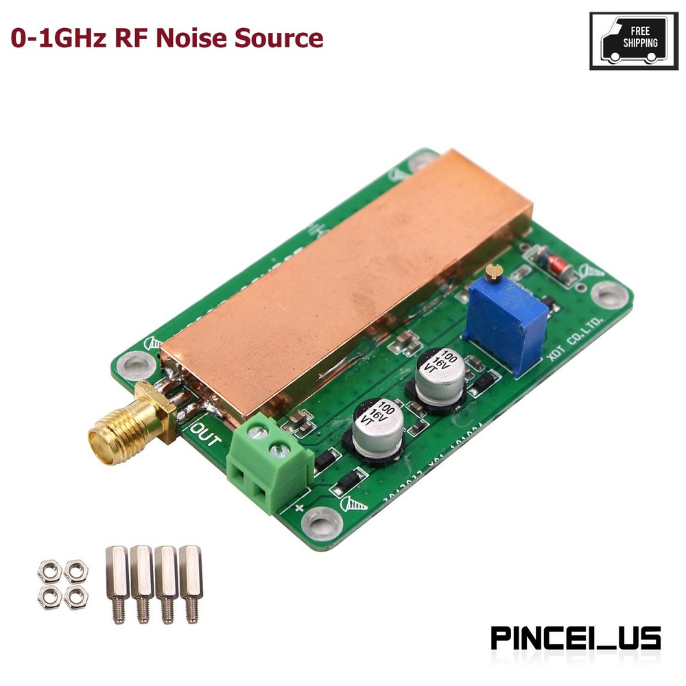 0-1GHz Diode Noise Source Simple Spectrum Tracking Source White Noise Generator