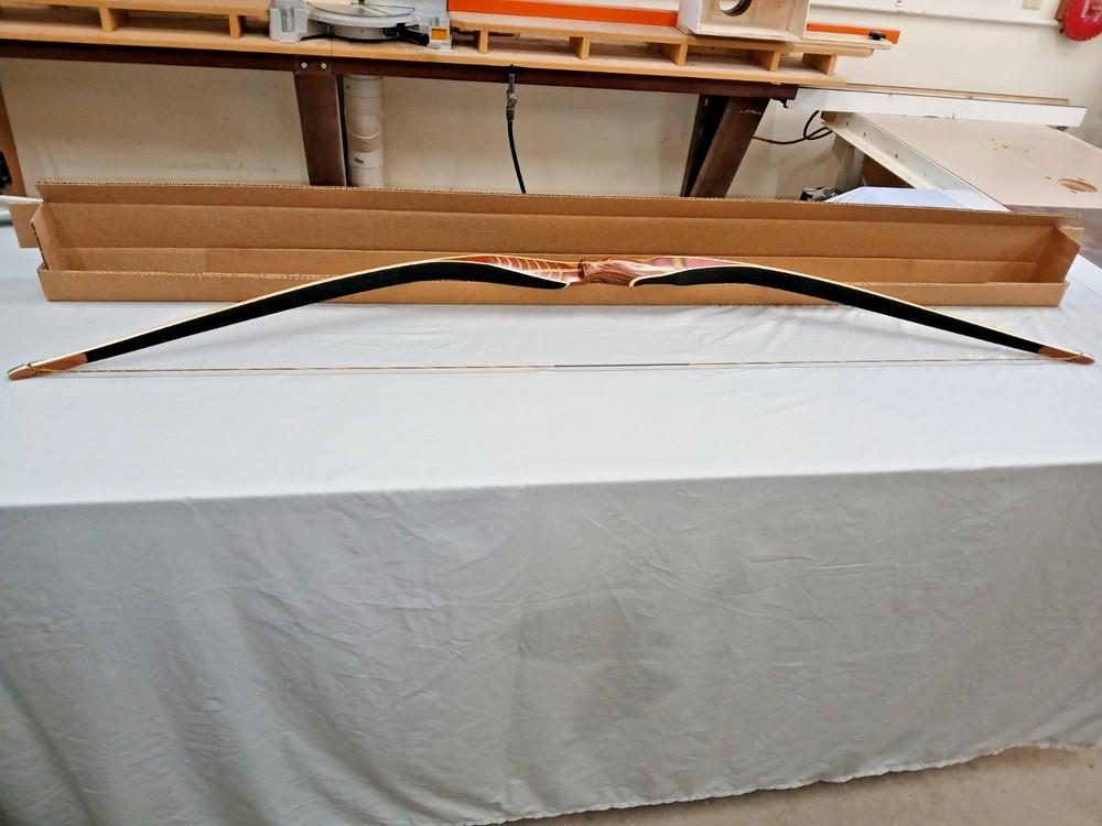 CHARRON ARCHERY - CUSTOM LONGBOW 64"AMO @ 41#