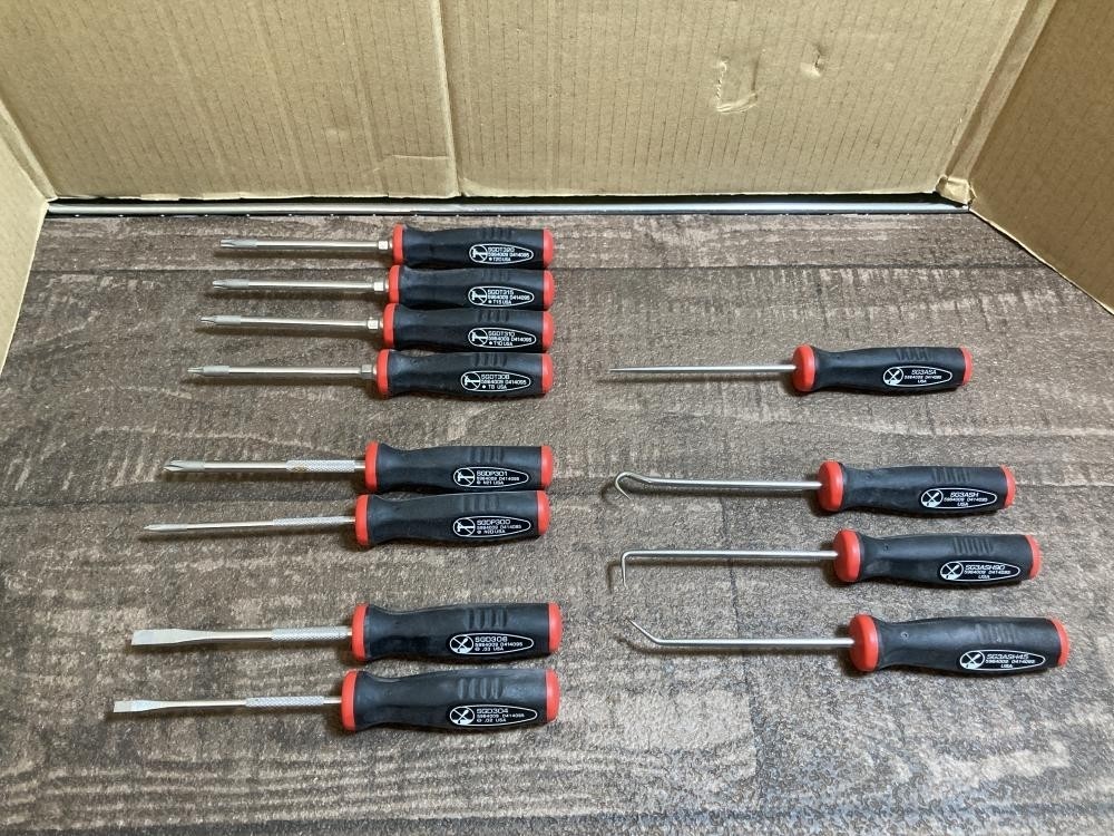 Snap-on Mini Screwdriver/Torx/Pick Set – Assorted 12-Piece Set