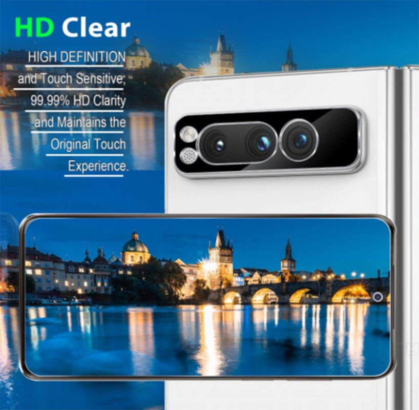 2X/4X Privacy Tempered Glass Front Screen Protector/Camera For Google Pixel Fold
