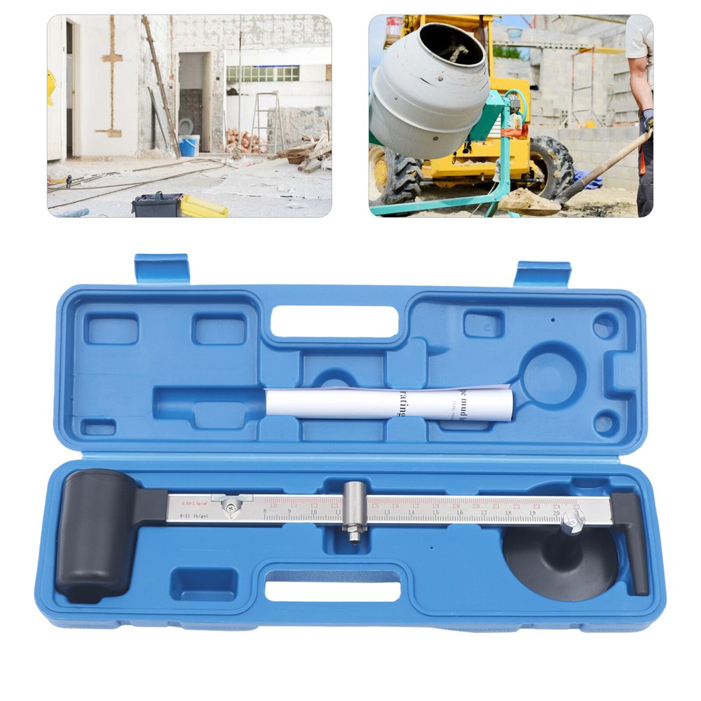 New Liquid Density Gravity Meter Densimeter Balance Gravimeter Mud Hydrometer