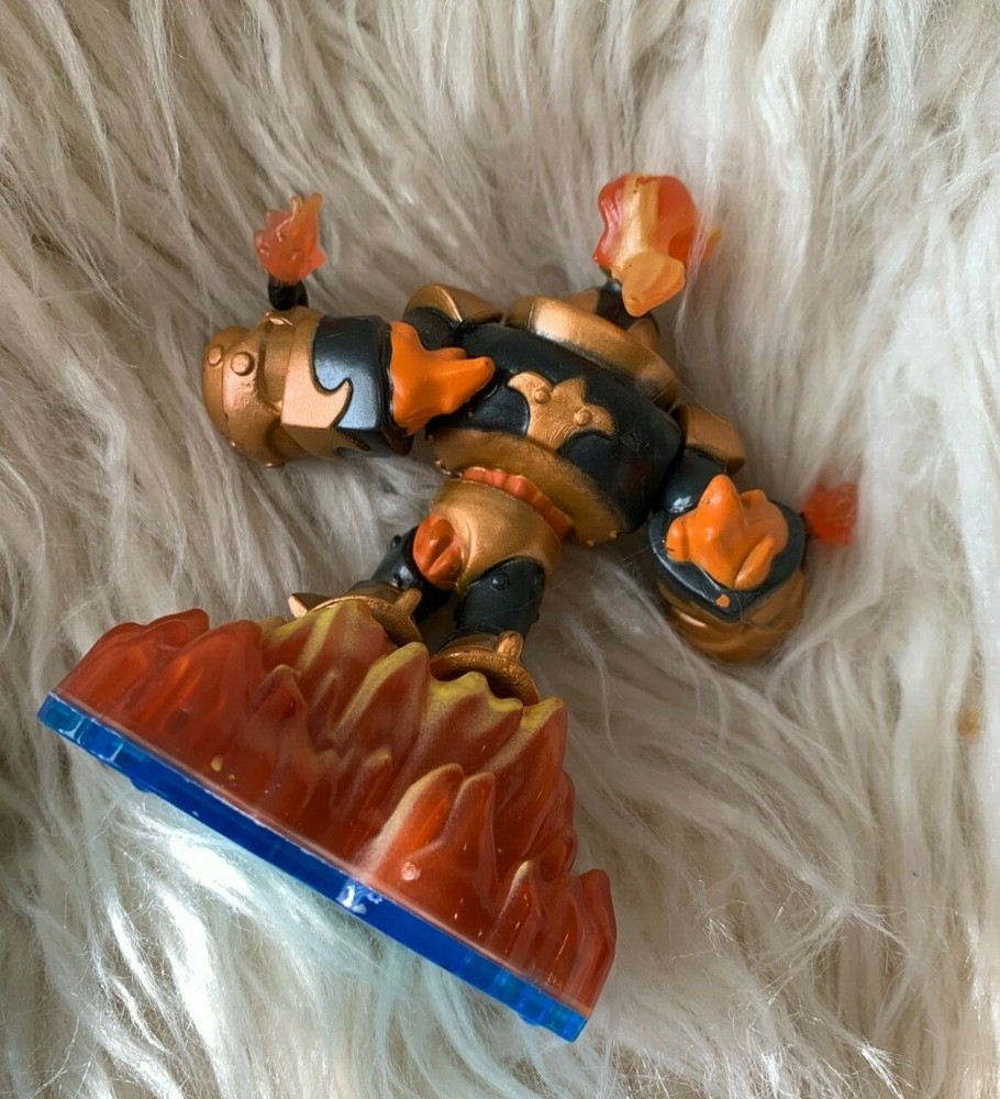 BLAST ZONE Skylanders SWAP FORCE loose figure card & code sticker Blue Base