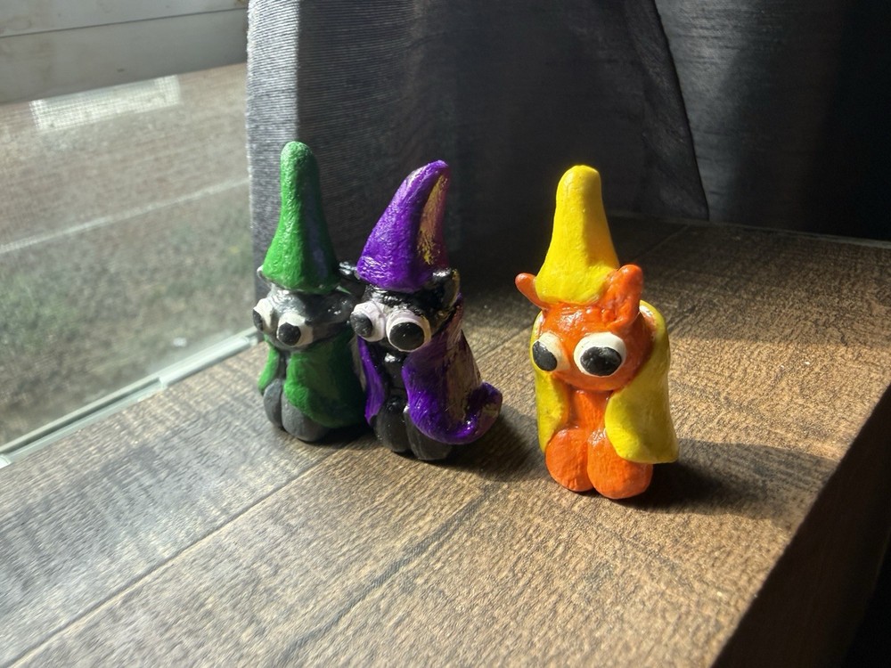 Handmade Wizard Cat Three Piece Set