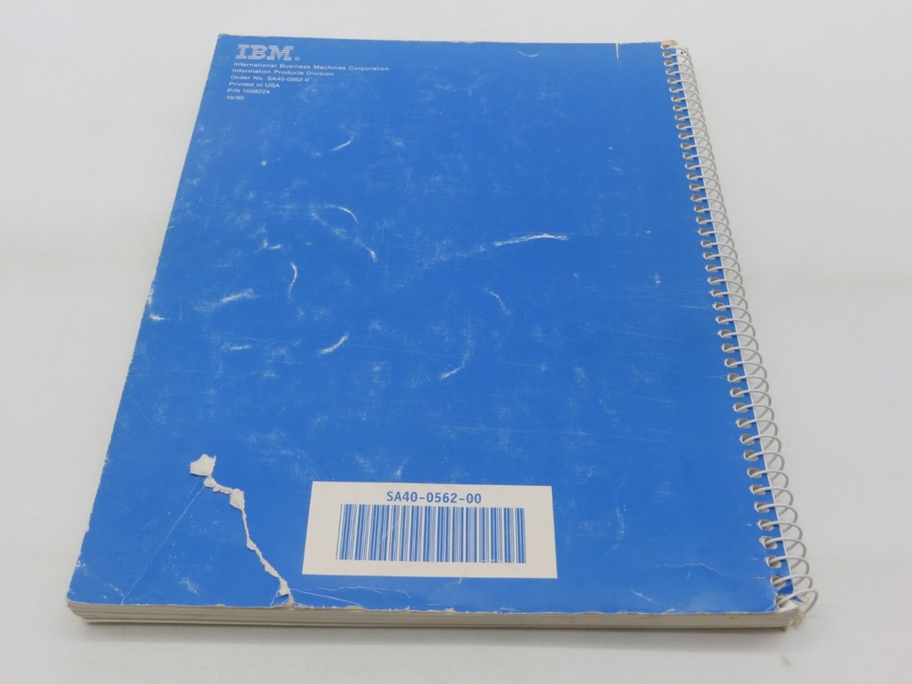 IBM Technical Reference for the IBM LaserPrinter (1990, Paperback) vintage book