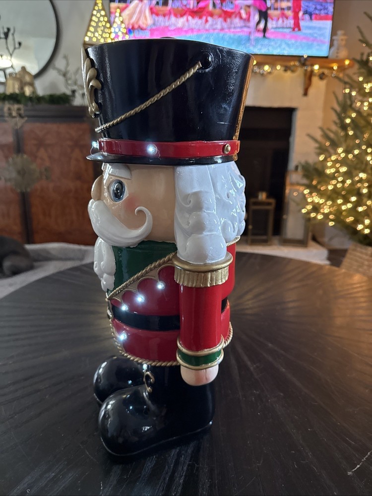 17" Nutcracker With LED Lights - New